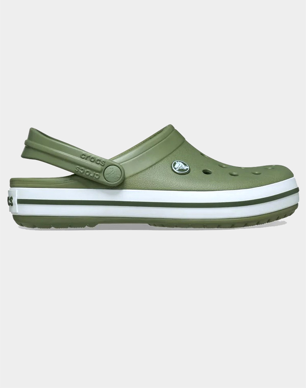 Crocs Crocband Γυναικα Παπουτσια Πεδιλα Darkgreen Συνθετικο 11016 3Bx