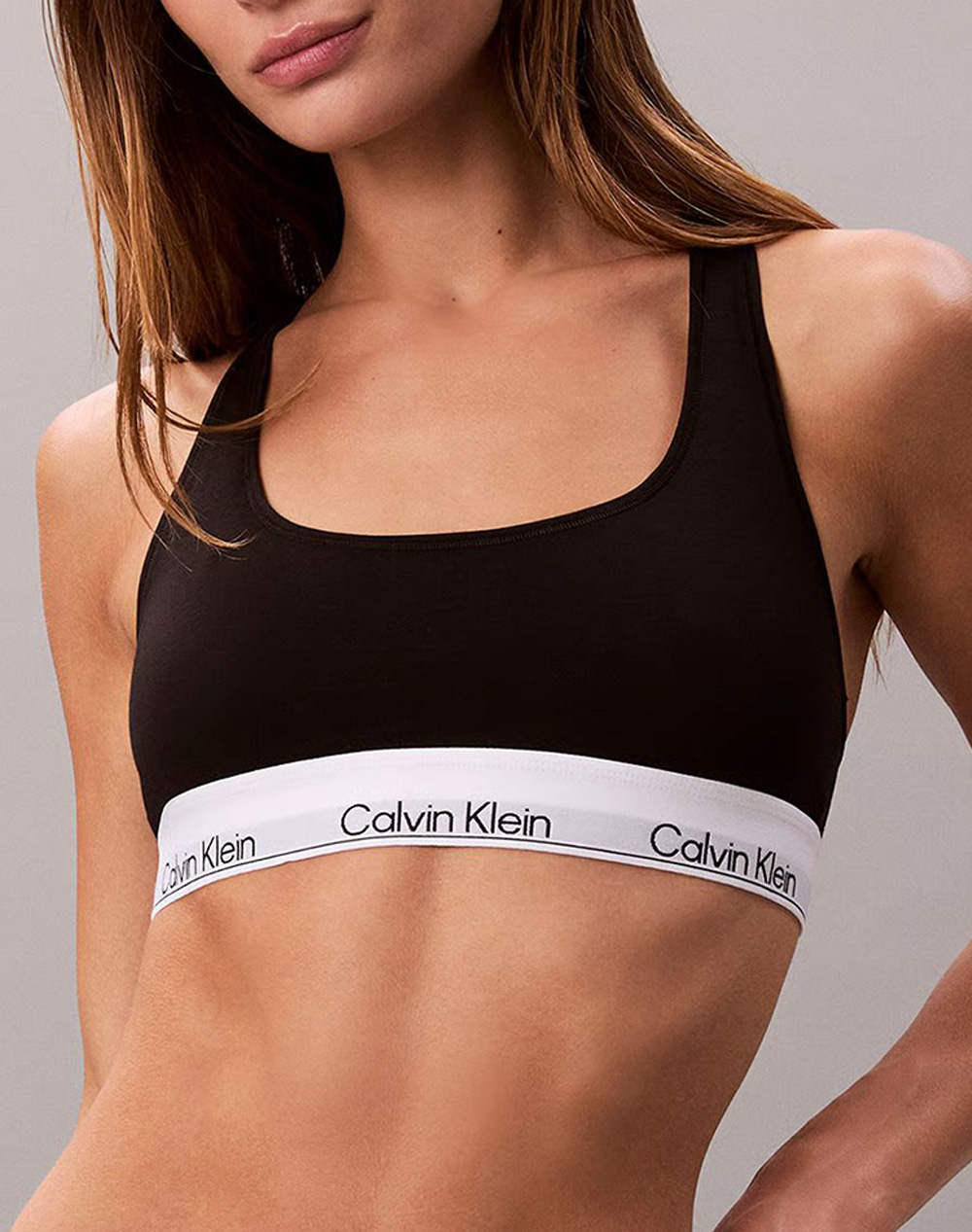 Calvin Klein Unlined Bralette Γυναικα Εσωρουχα Σουτιεν Black Βαμβακιμε Ελαστανσυνθετικο Lv00Qf8493 Ub1