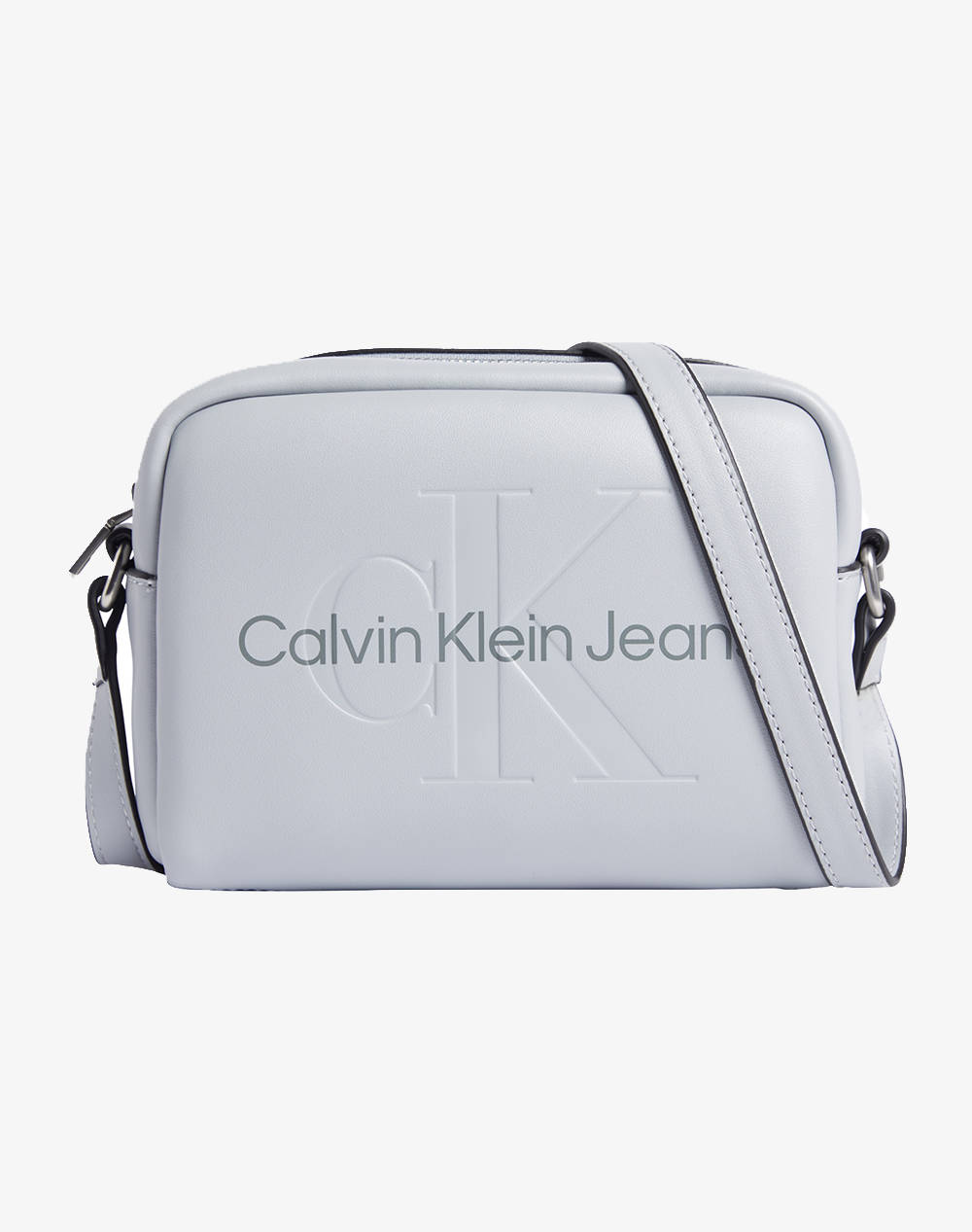 Calvin Klein Sculpted Camera Bag18 Mono (Dimensions: 13 X 18 X 7 Cm.) Women Accessories Bags Lightgray Imitation Leather K60K612220 Ci1 Female Bags