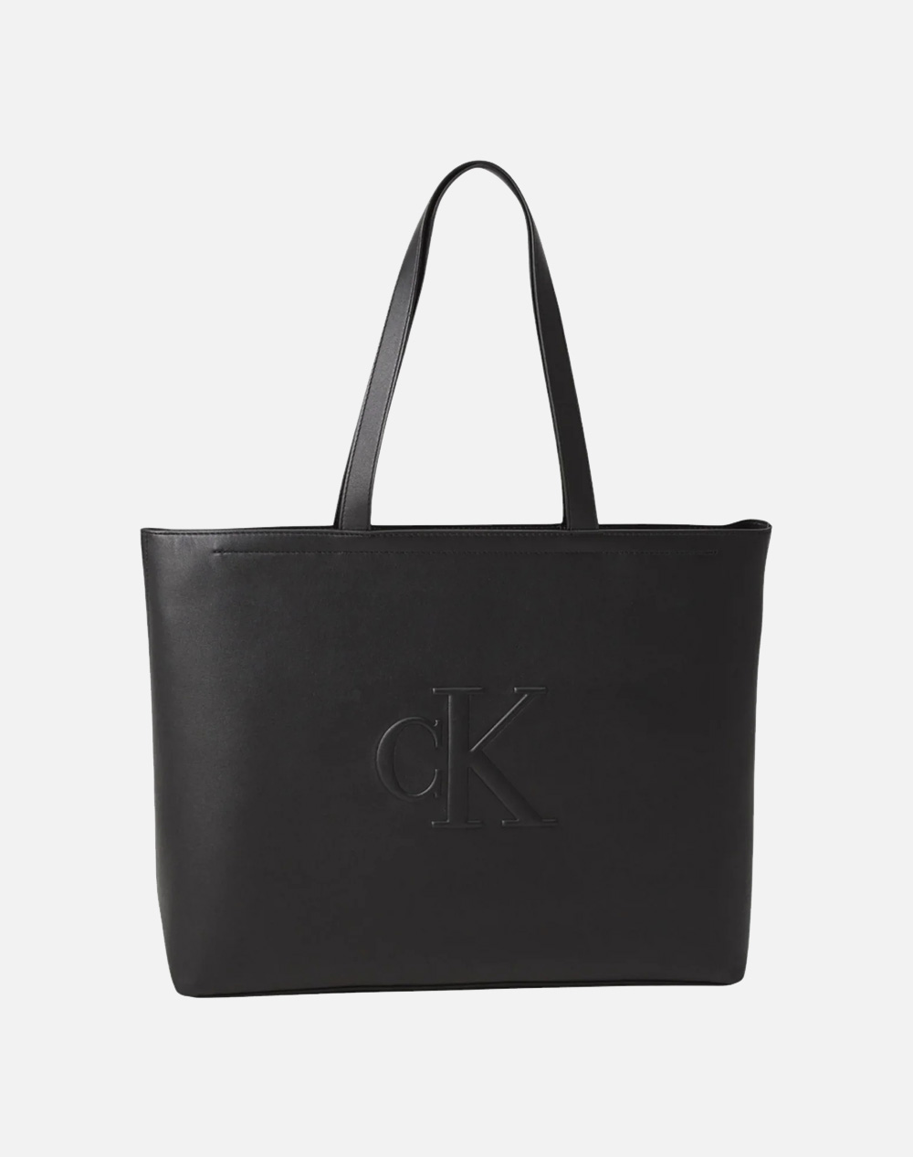 Calvin Klein Sculpted Slim Tote34 Women Accessories Bags Black Imitation Leather Lv04K3070G Ub1 Female Bags Black