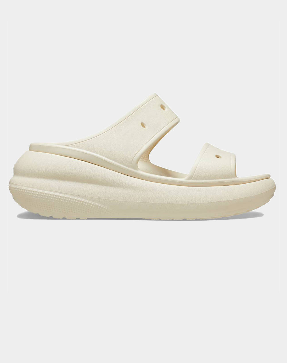 Crocs Crush Sandal Γυναικα Παπουτσια Σαγιοναρες Cream Συνθετικο 207670 2Y2