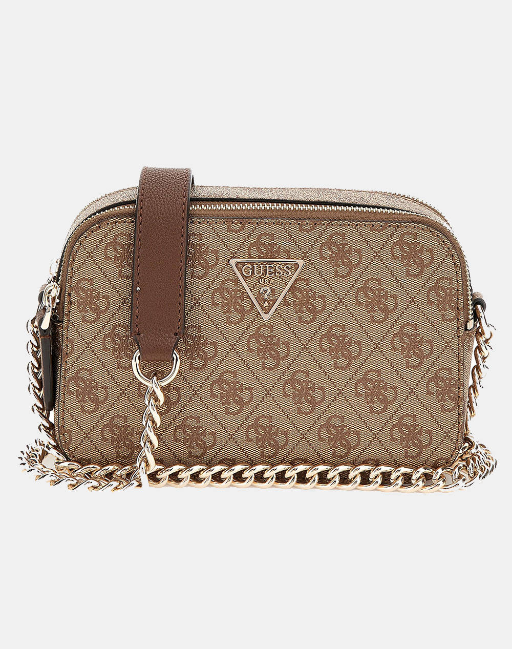 Guess Noelle Crossbody Camera Women''S Bag (Dimensions: 21 X 14 X 8 Cm) Women Accessories Bags Brown Leatherette Hwbg7879140 Lgw Female Bags Brown