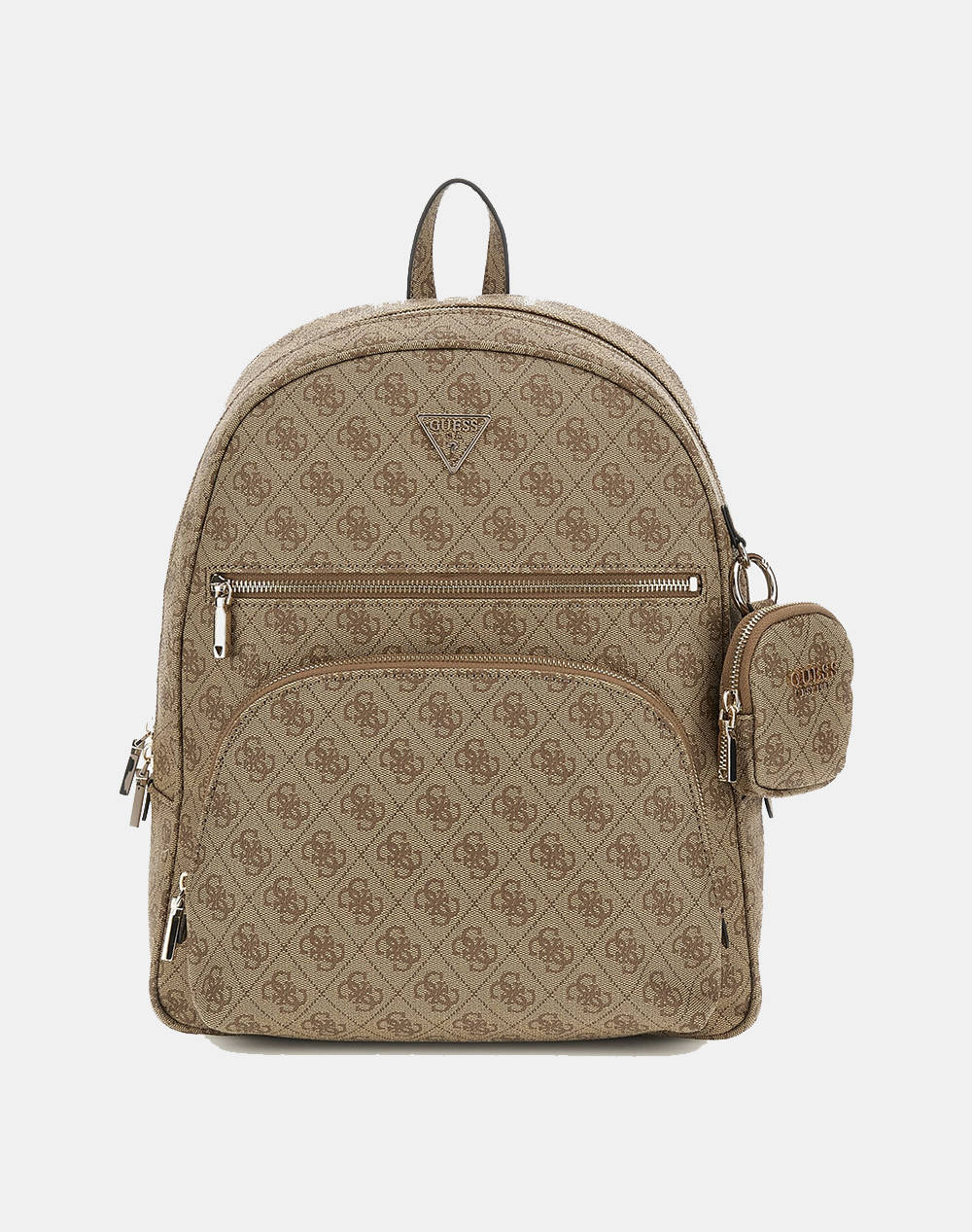 Guess Power Play Large Tech Backpack Women''S Bag (Dimensions: 31 X 38 X 12 Cm) Women Accessories Bags Biege Leatherette Hwsl9006330 Ltl Female Bags