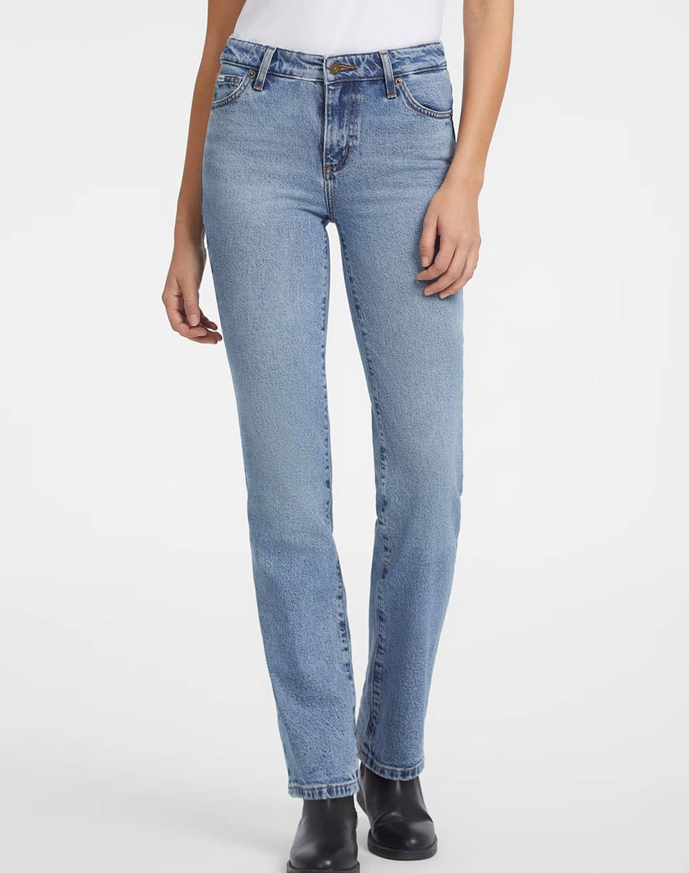 Guess Jeans Gj G08 Mid Rise Stra Eco Recy With Reversed Str India Pants W Women Clothes Trousers Jeans/5P/Cargo Denimlightblue Cotton,Elastic W4Ya