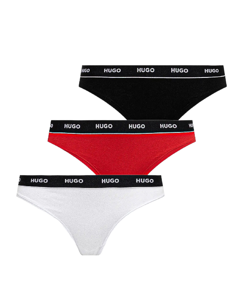 Hugo Triplet Thong Stripe 10272521 01 Γυναικα Εσωρουχα Σλιπ Σλιπ Multi Βαμβακι,Με Ελασταν 50545680 968 968 - Koolfly