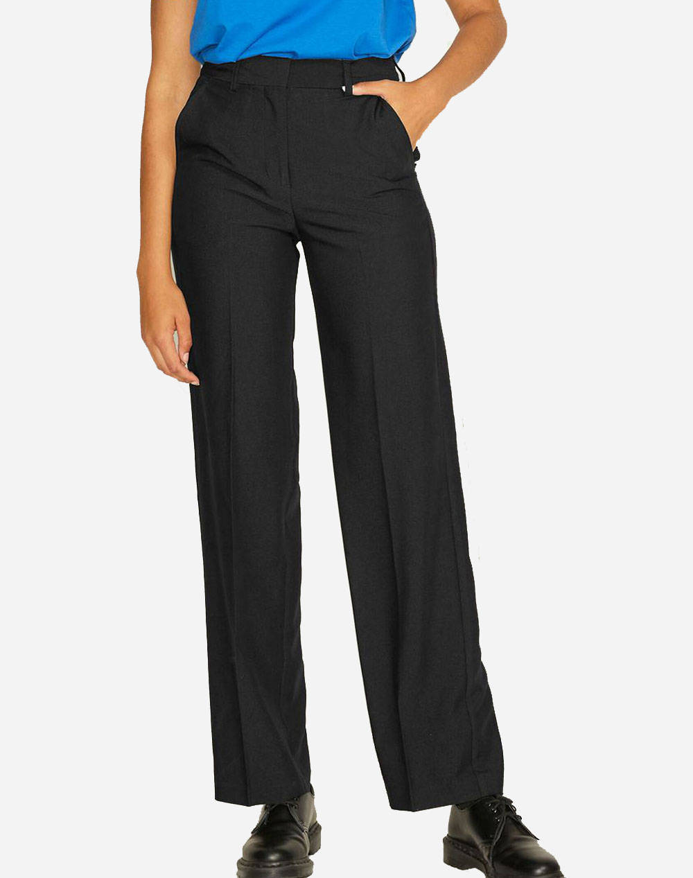 Jjxx Jxmary Hw Pant Pnt Noos Γυναικα Ρουχα Παντελονια Chinos Black Βισκοζμε Ελαστανσυνθετικο 12200674 Black