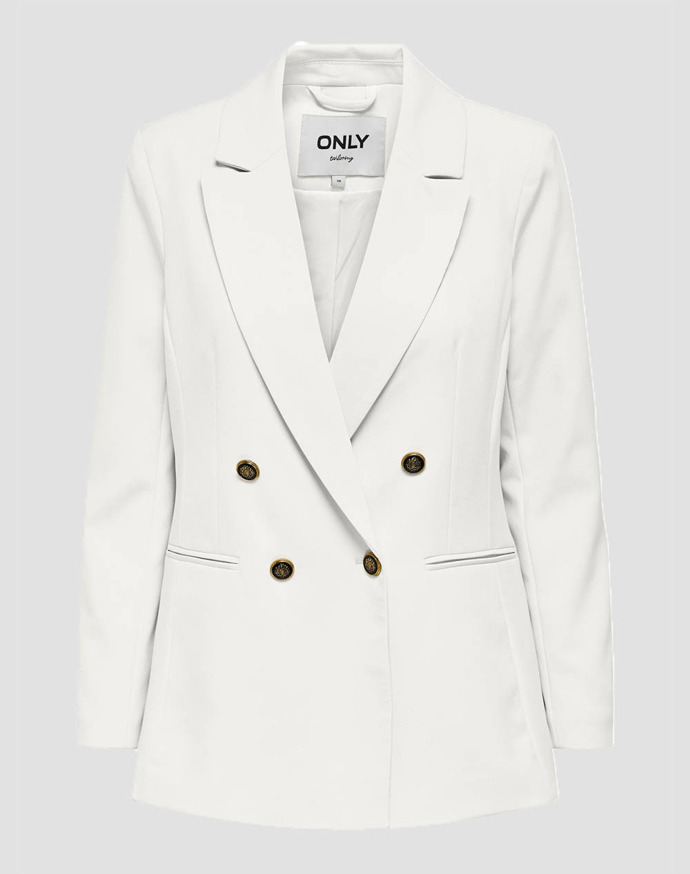 Only Onlastrid Life L/S Fit Blazer Tlr Noos Women Clothes Outerwear Blazers White Elastic,Synthetic 15294709 Cloud Dancer Female Blazers