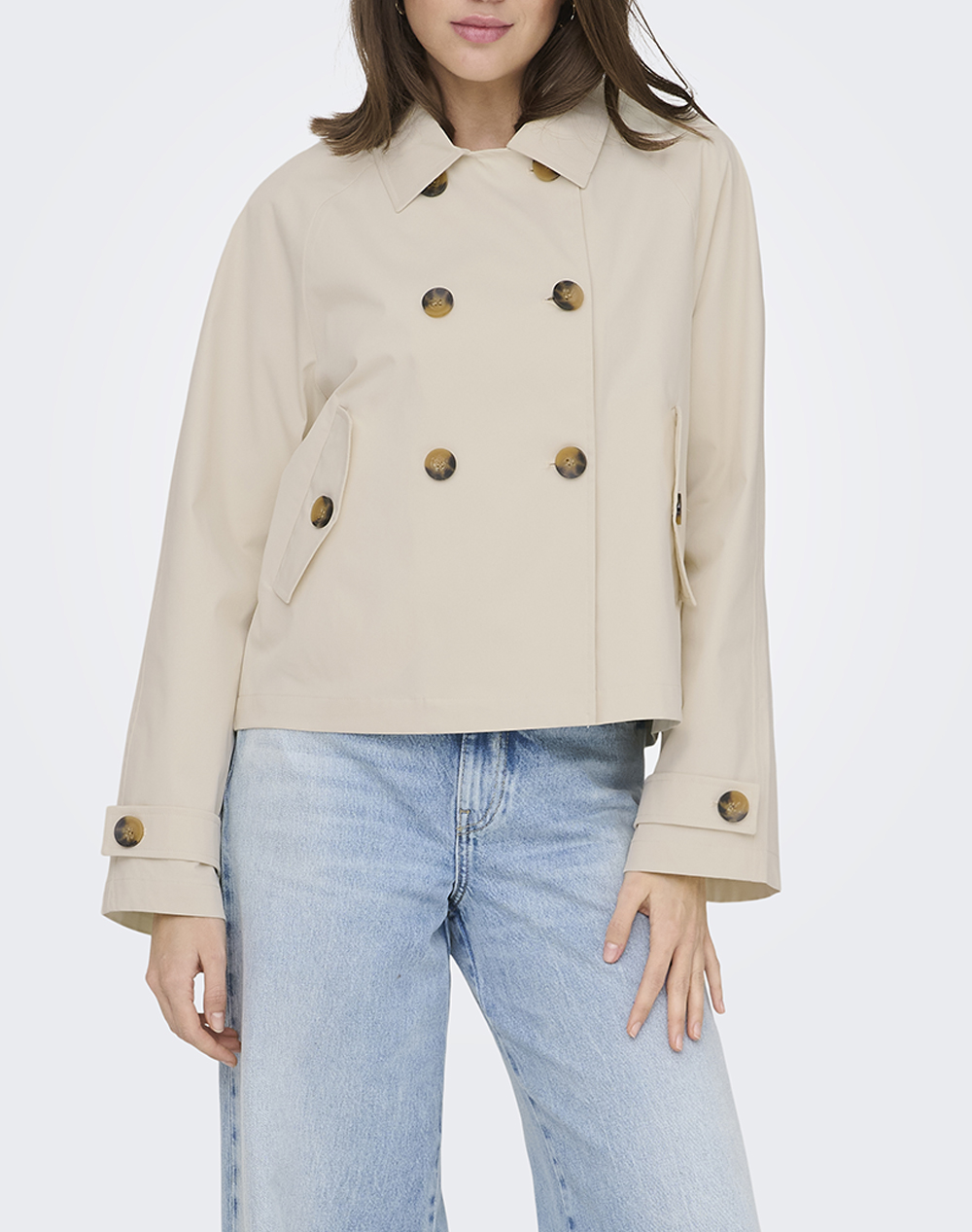 Only Onlapril Life Short Trenchcoat Otw Noos Γυναικα Ρουχα Πανωφορια Παλτο / Καμπαρντινες Καμπαρντινες Biege Συνθετικο 15274982 Birch - Koolfly