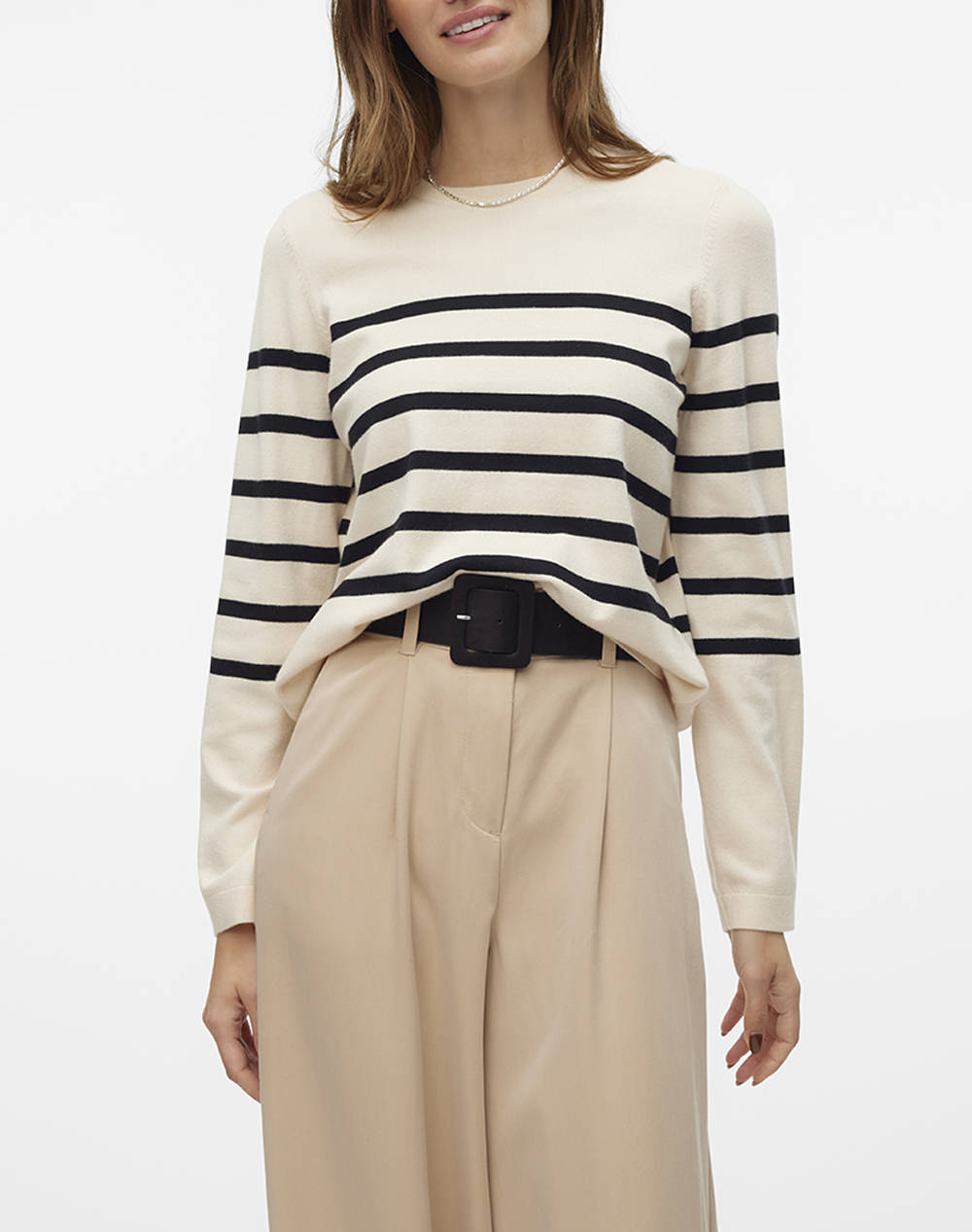 Women Clothes Tops Knits Ecru Viscose,Synthetic 10309324 Birchblack Female Knits