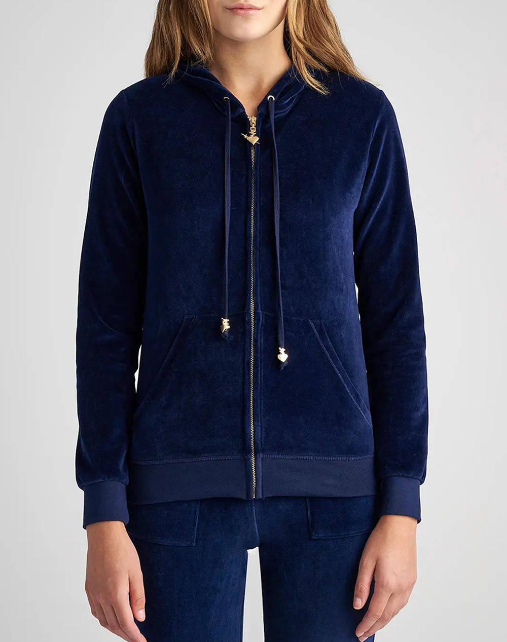 Sugarfree Cardigan Women Clothes Tops Sweatshirts Navyblue Synthetic,Cotton 19833000 Navy Blue Female Sweatshirts Blue