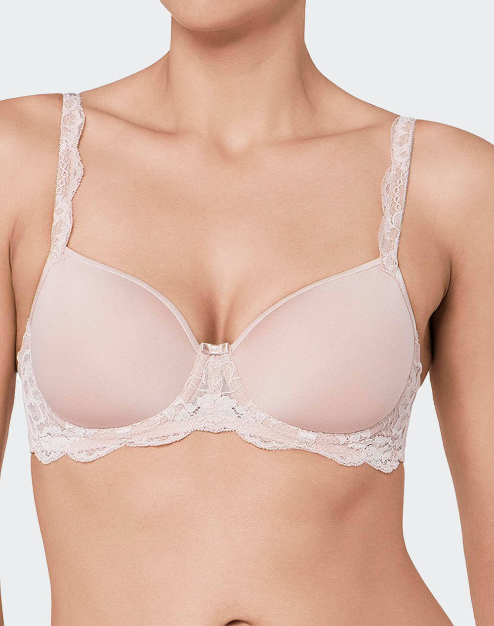 Triumph Amourette Charm Wp Women Underwear Bras Biege Elastic,Synthetic,Fabric 10179990 00Ep Female Bras Biege