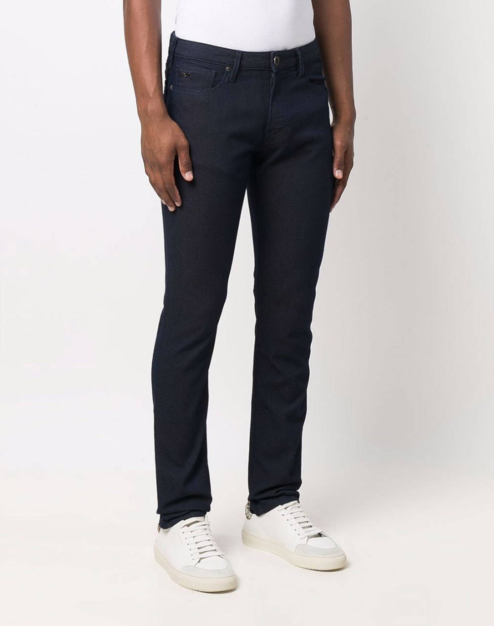 Emporio Armani 5 Pocket Pants Men Clothes Trousers Jeans Denimdarkblue Cotton,Synthetic 8N1J061N2Nz 0958 Male Jeans Blue