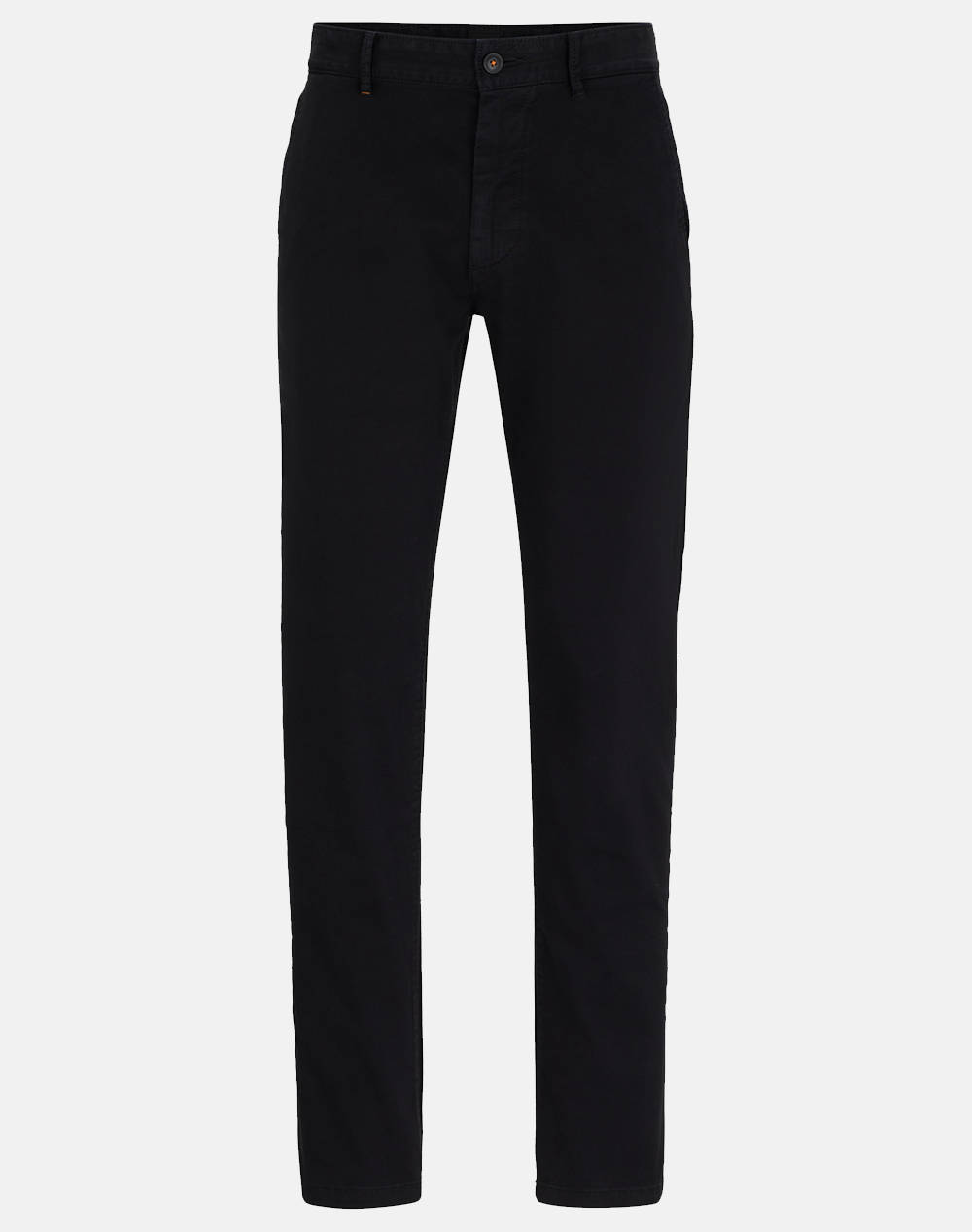 Boss Orange Chino_Slim 10242156 01 Men Clothes Trousers Chinos Black Cotton,Elastic 50510933 001 Male Chinos Black
