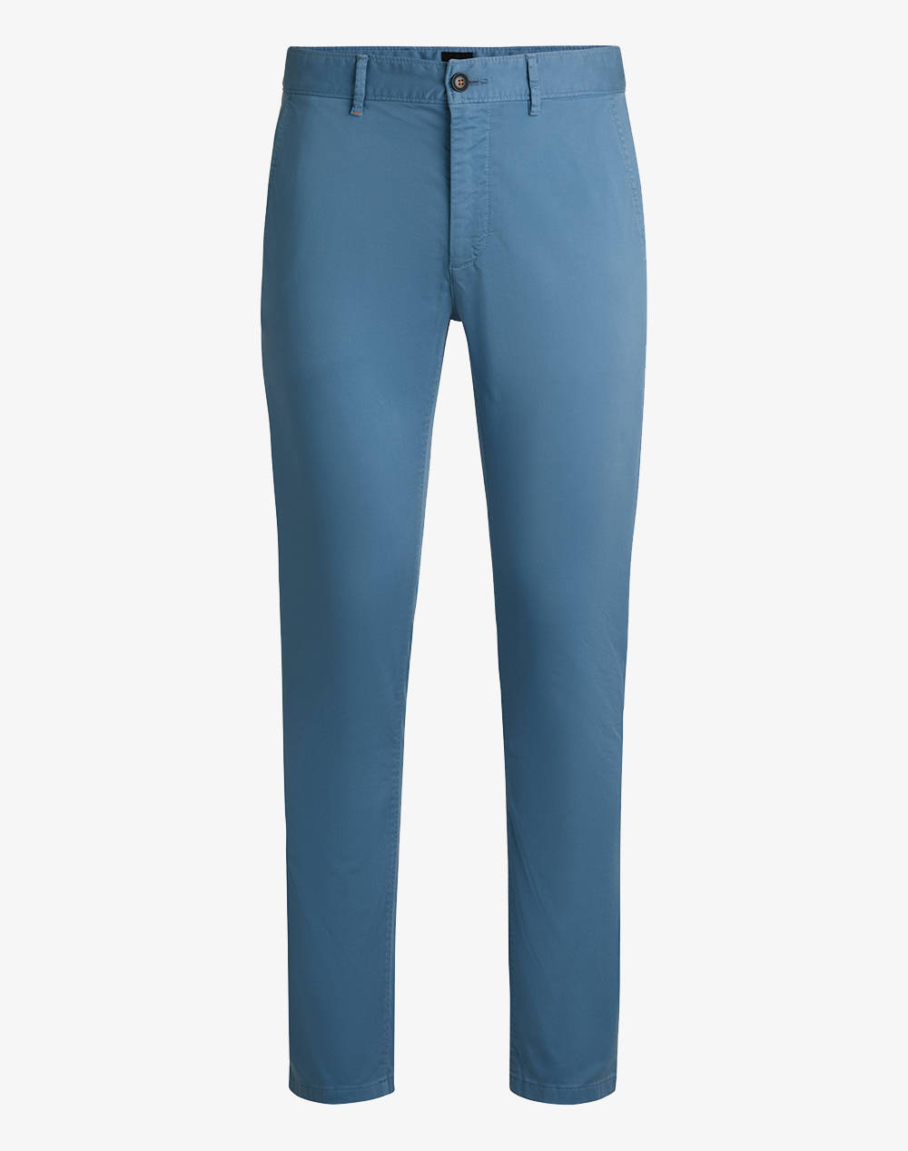 Boss Orange Chino_Slim 10242156 01 Men Clothes Trousers Chinos Steelblue Cotton,Elastic 50510933 462 Male Chinos Blue