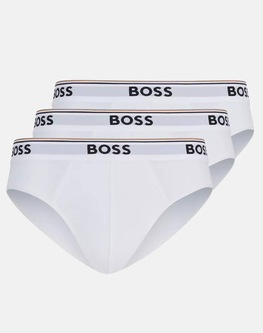 Boss Εσωρουχο Brief 3P Power Ανδρας Εσωρουχα Σλιπ Σλιπ Totalwhite Συνθετικο 50475273 100 - Koolfly