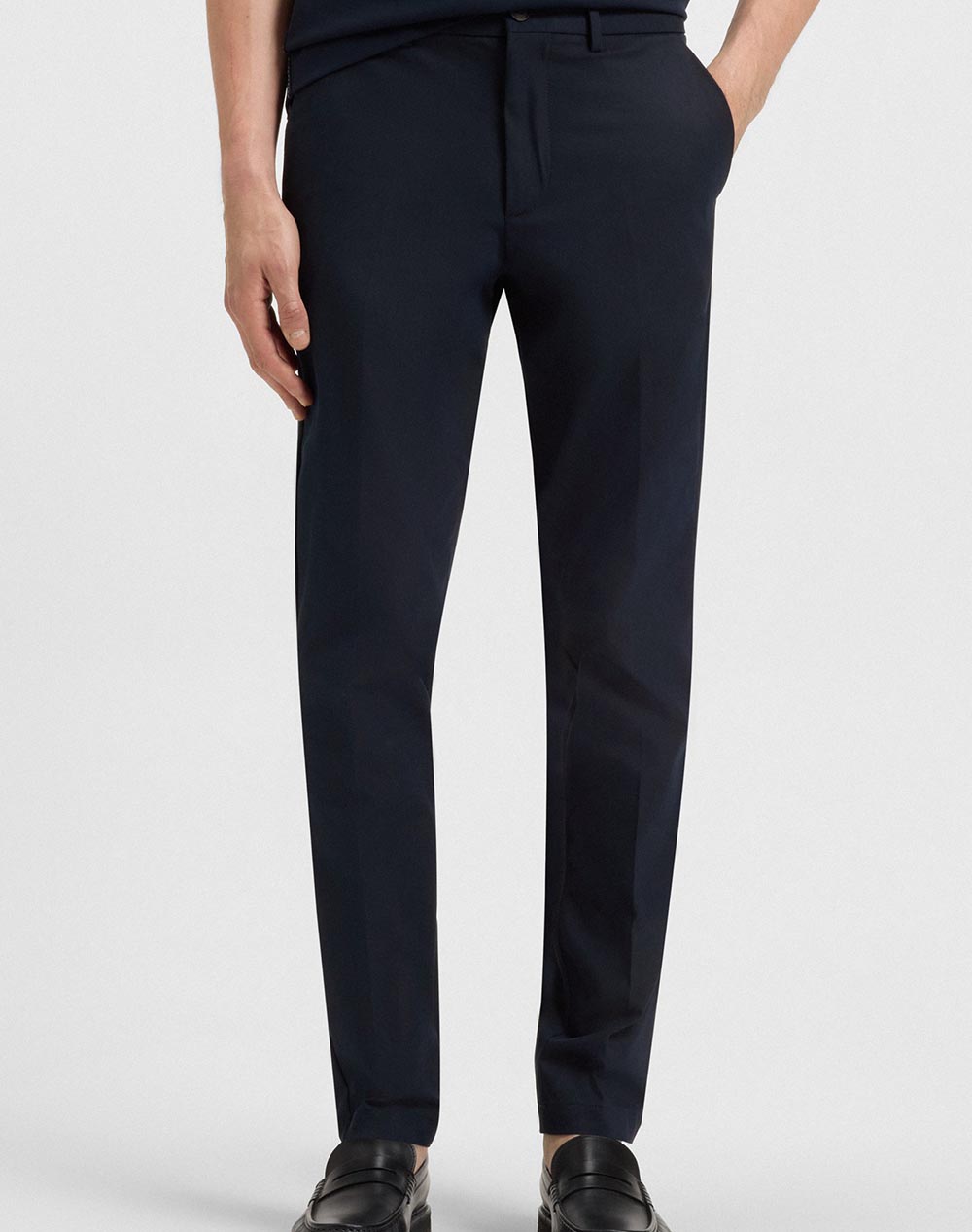 Boss P Kaiton1 Zip 10271527 01 Ανδρας Ρουχα Παντελονια Chinos Darkblue Βαμβακι,Με Ελασταν,Συνθετικο 50543945 404 404 - Koolfly