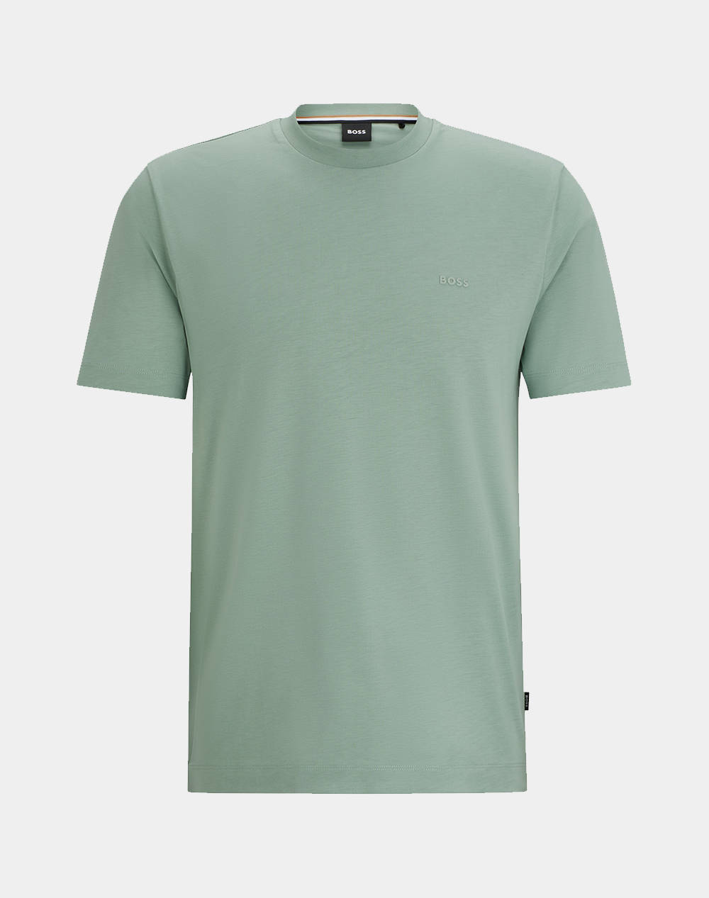 Boss Jersey Thompson 01 Men Clothes T Shirts & Sweatshirts T Shirts Mintgreen Cotton 50468347 373 Male T-Shirts Green