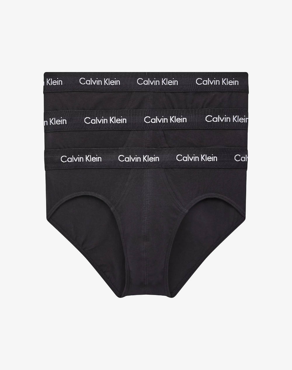 Calvin Klein Hip Brief 3Pk Men Underwear Briefs Briefs Black Cotton,Synthetic 0000U2661G Xwb Male Briefs Black