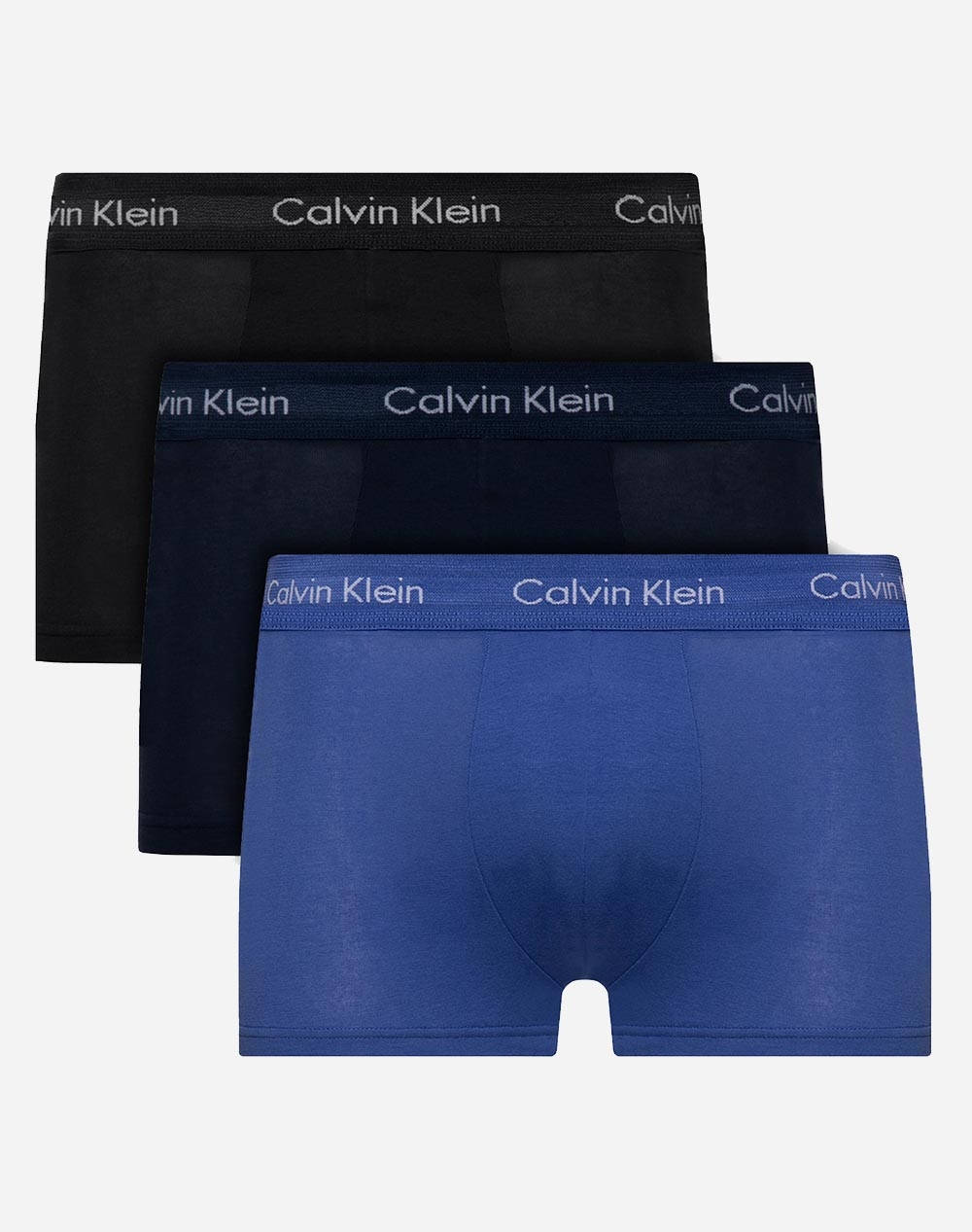 Calvin Klein Jeans Μποξερ Low Rise Trunk 3Pk Ανδρας Εσωρουχα Σλιπ Μποξερ Navyblue Βαμβακι 0000U2664g 4Ku - Koolfly