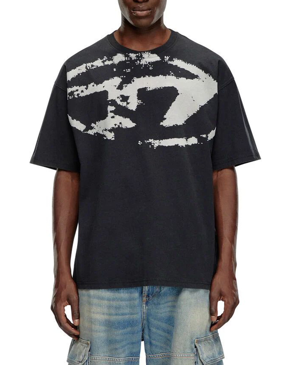 Diesel T Boxt N14 T Shirt Ανδρας Ρουχα Μπλουζες T Shirt Black Βαμβακι A130490Dqau 9Xx