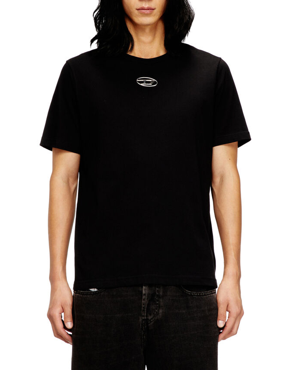 Diesel T Adjust Od T Shirt Ανδρας Ρουχα Μπλουζες T Shirt Black Βαμβακι A178800Clbr 9Xx