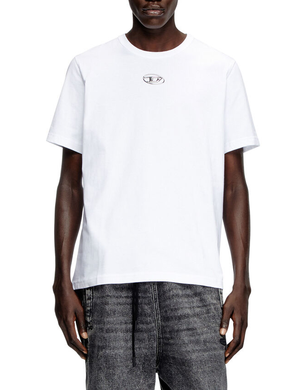 Diesel T Adjust Od T Shirt Ανδρας Ρουχα Μπλουζες T Shirt White Βαμβακι A178800Clbr 100