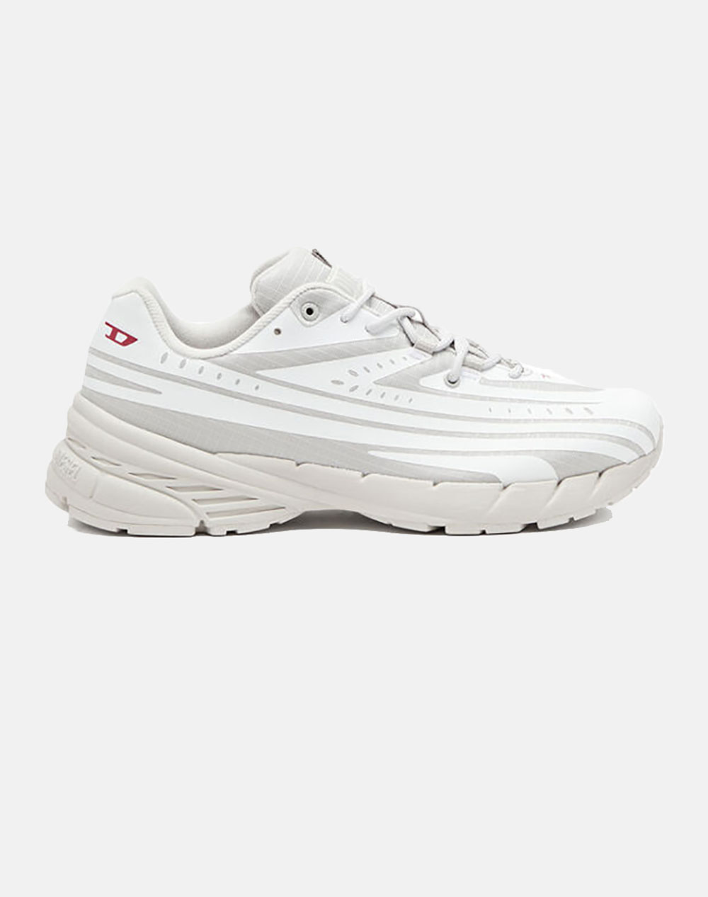 Diesel D Airspeed Low Sneakers Men Footwear Sneakers Offwhite Synthetic Y03436P6907 Ha497 Male Sneakers