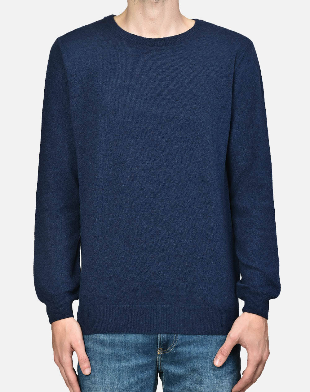 Ellemme Sweater Men Clothes T Shirts & Sweatshirts Knits Steelblue Cotton 6413 1030 Male Knits Blue