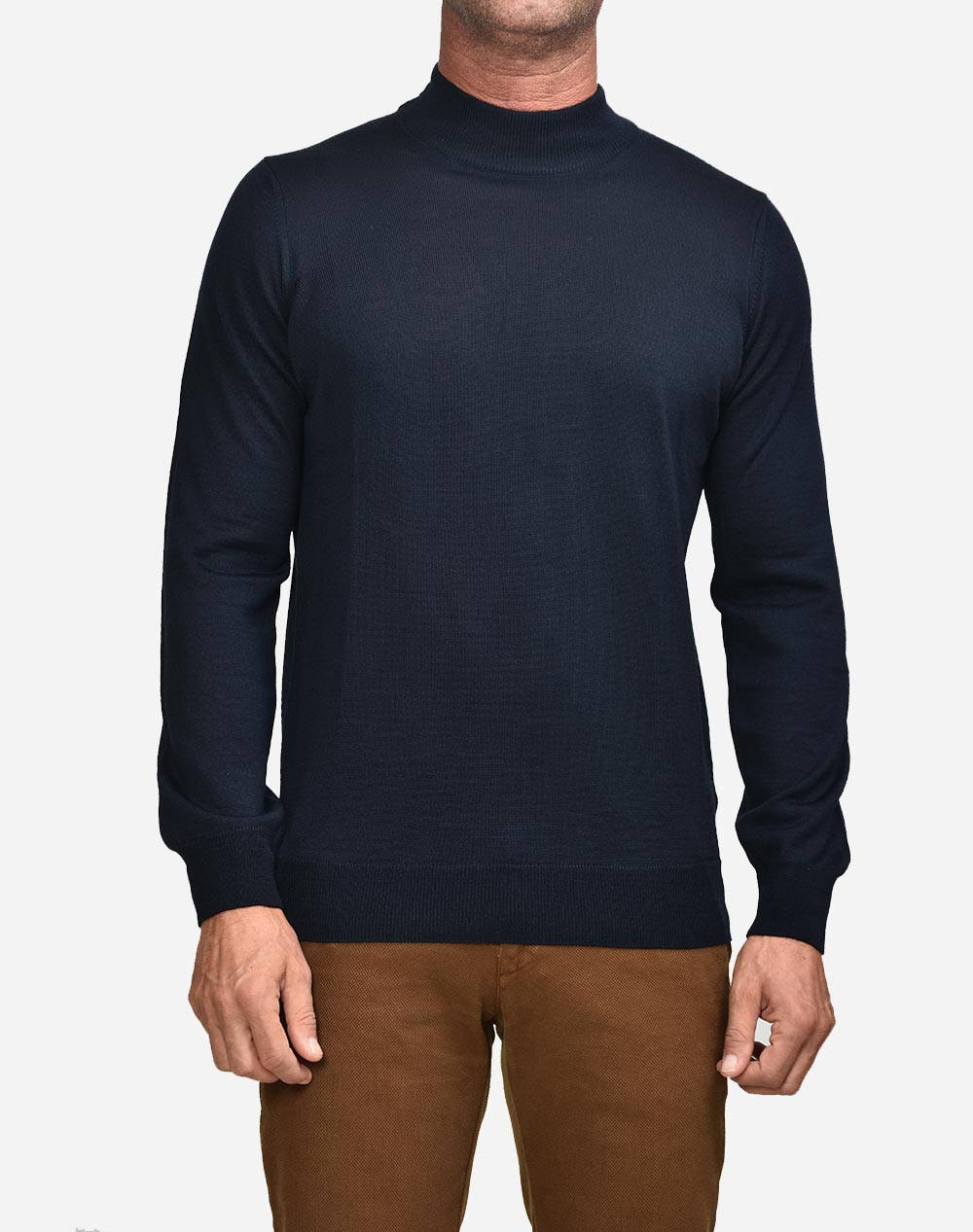 Ellemme Αντρικο Πλεκτο Ανδρας Ρουχα Μπλουζες Πλεκτα Darkblue Συνθετικομαλλι 899 24