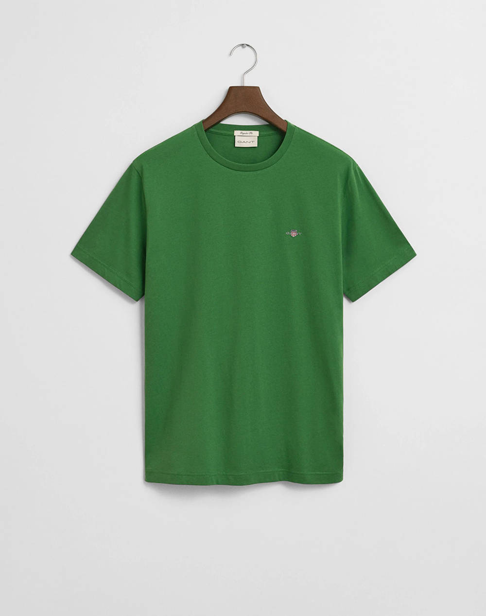 Gant Μπλουζα Κμ Reg Shield Ss T Shirt Ανδρας Ρουχα Μπλουζες T Shirt Mediumforestgreen Βαμβακι 3G2003184 366