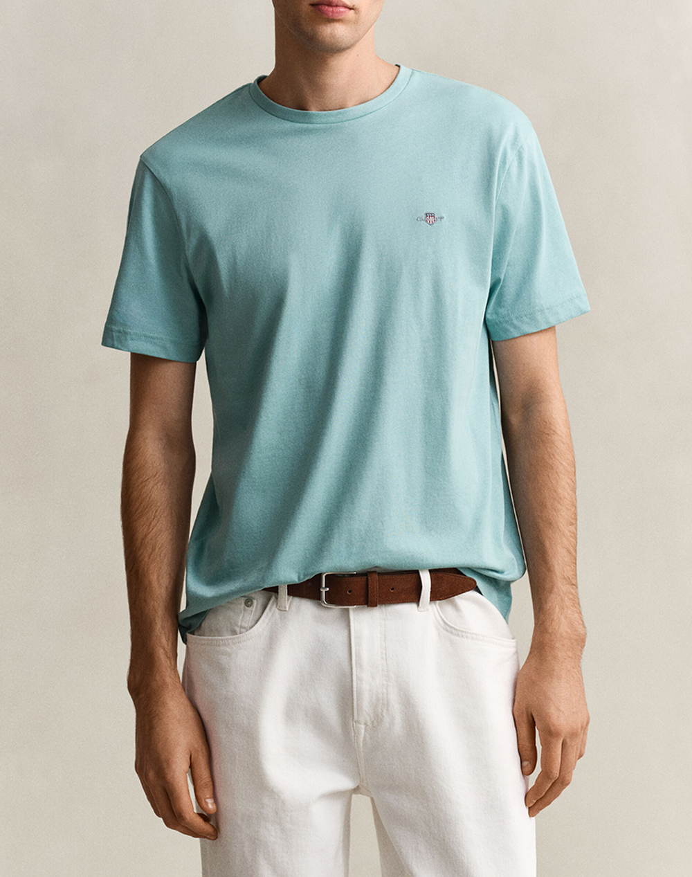 Gant Μπλουζα Κμ Reg Shield Ss T Shirt Ανδρας Ρουχα Μπλουζες T Shirt Mixed Βαμβακι 3G2003184 323