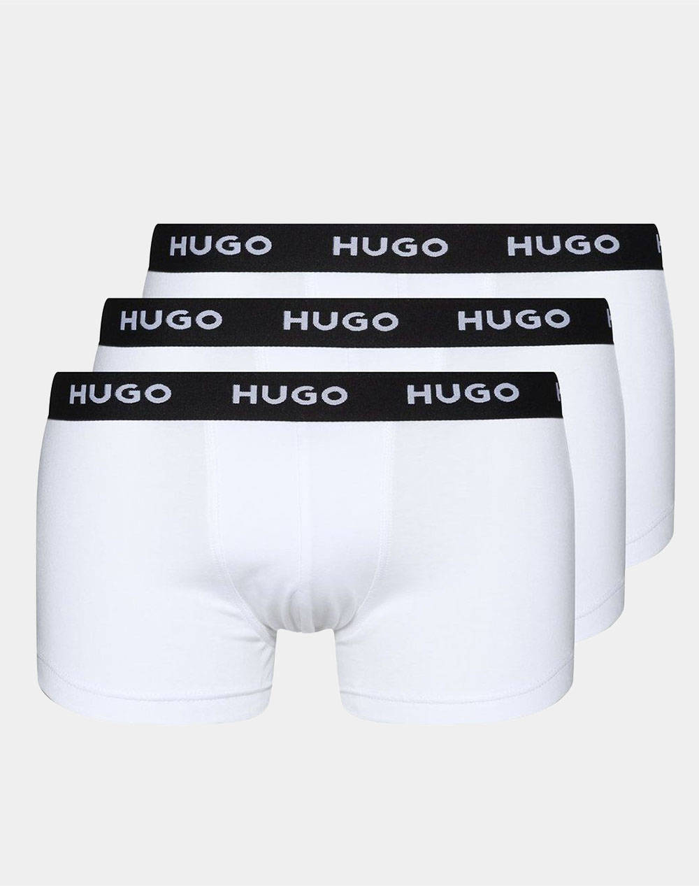 Hugo Εσωρουχο Trunk Triplet Pack Ανδρας Εσωρουχα Σλιπ Μποξερ White Βαμβακιμε Ελασταν 50469786 100 100