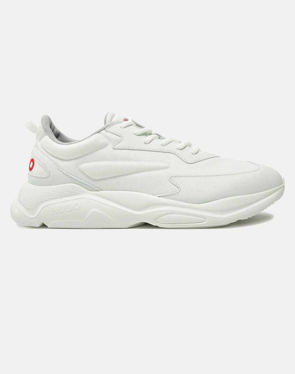 Hugo Leon_Runn_Cvpu_N 10254074 01 Men Sports Shoes Shoes Offwhite Imitation Leather,Fabric 50536960 116 Male Shoes