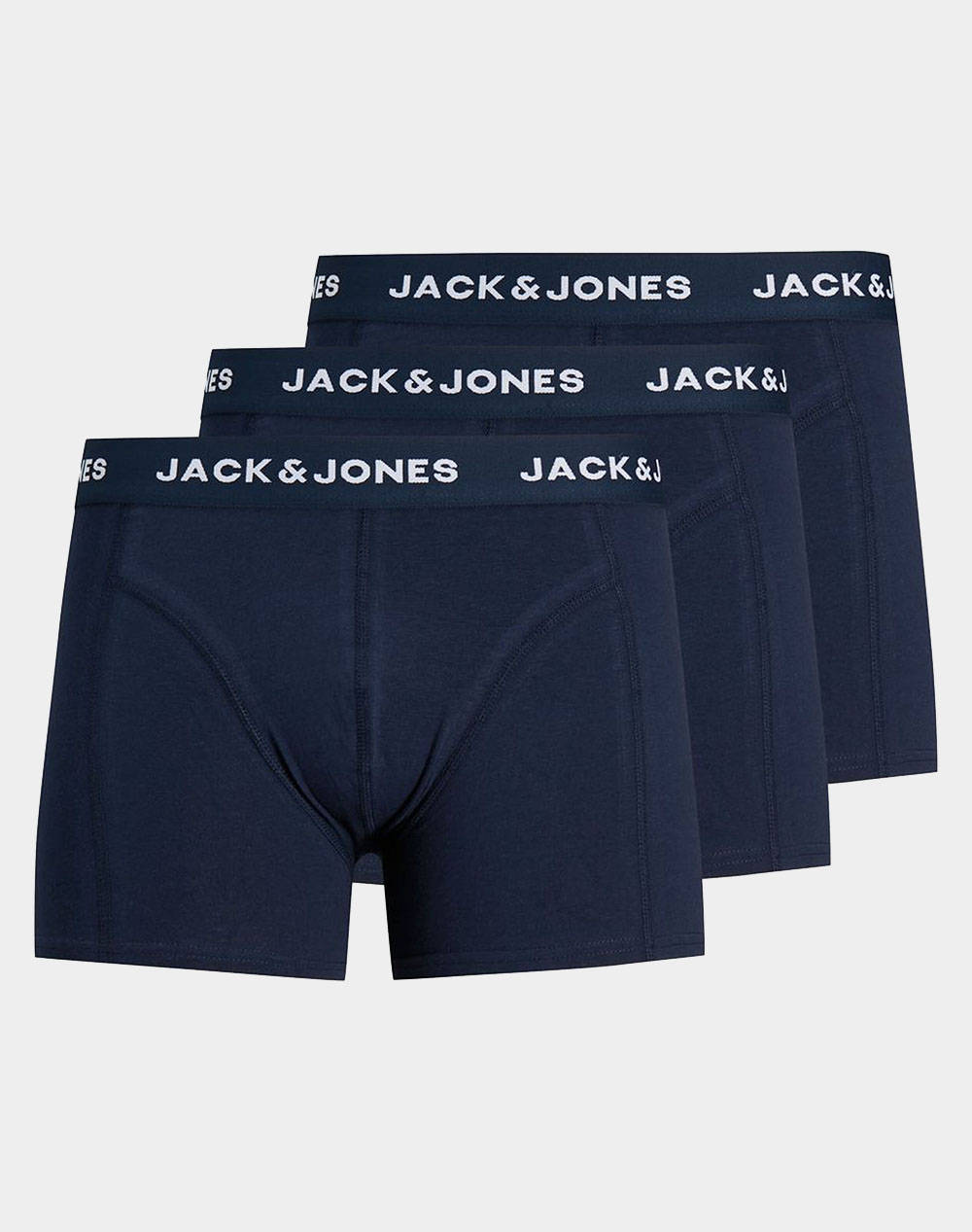 Jack&Jones Μποξερ Jacanthony Trunks 3 Pack Ανδρας Εσωρουχα Σλιπ Μποξερ Navyblue Βαμβακι,Με Ελασταν 12171946 Blue Nights - Koolfly