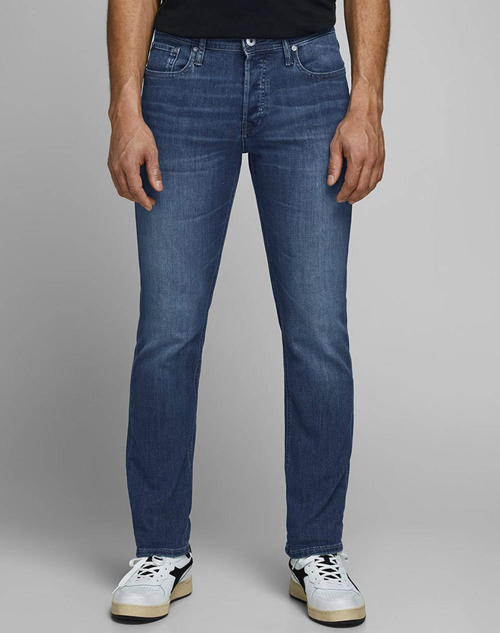 Jack&Jones Παντελονι Jjiglenn Jjoriginal Am 814 Noos Ανδρας Ρουχα Παντελονια Jeans Denimblue Βαμβακιμε Ελαστανσυνθετικο 12152347 Blue Denim
