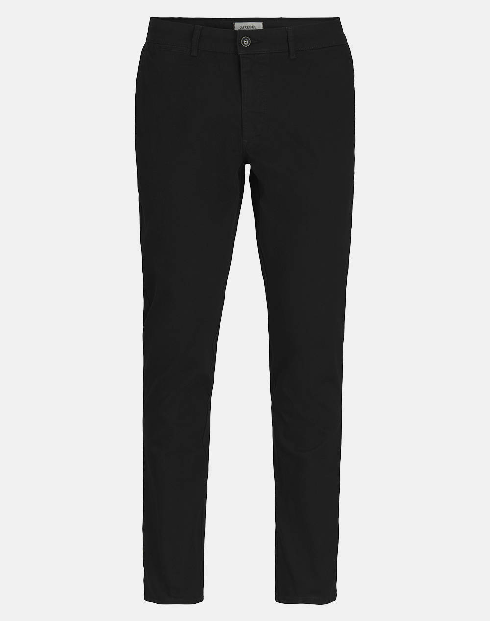 Jack&Jones Jrebmichael Slim Sharp Noos Men Clothes Trousers Chinos Black Cotton,Elastic 12262654 Black Male Chinos Black