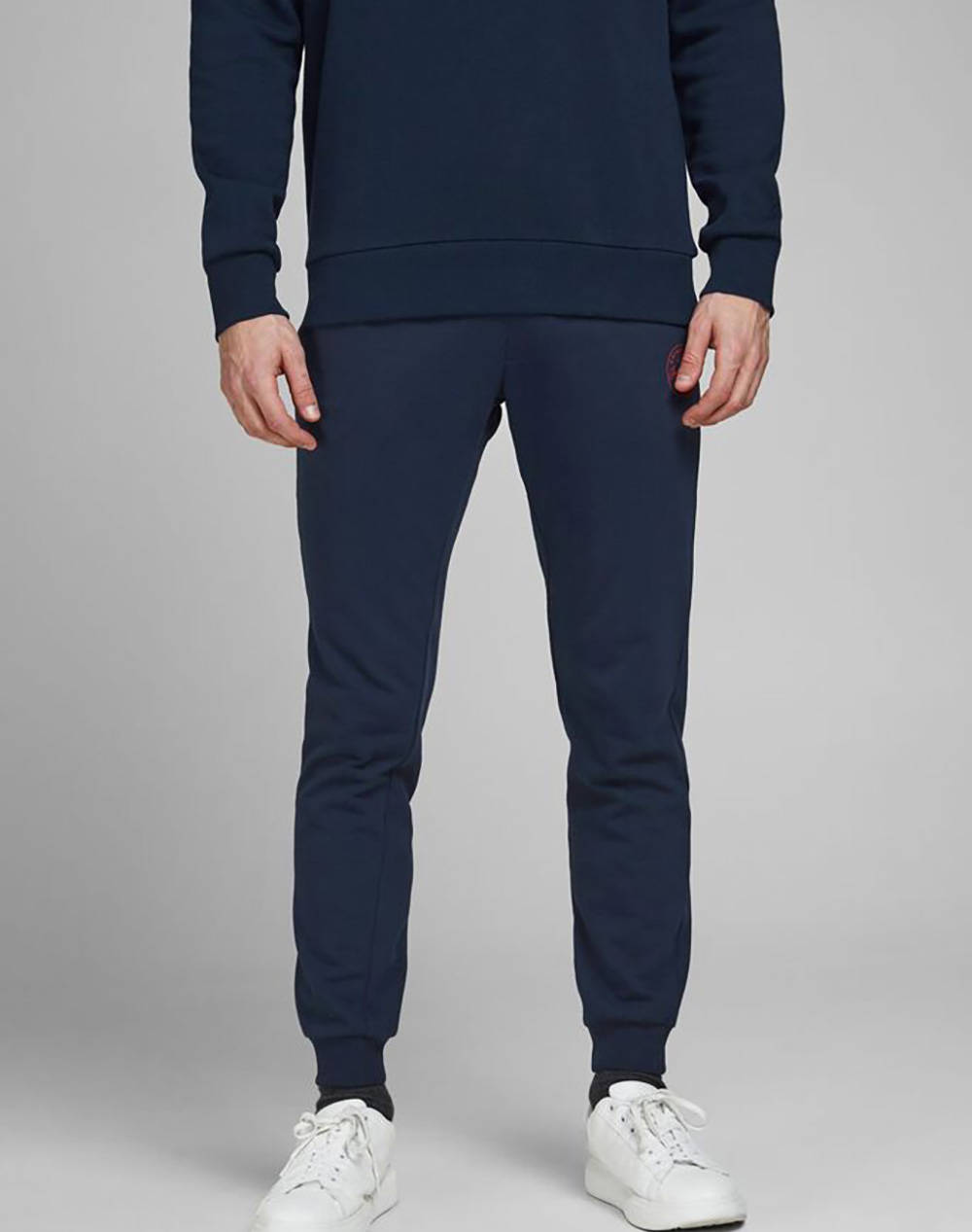 Jack&Jones Παντελονι Φορμας Jjigordon Jjshark Sweat Pants At Noos Ανδρας Ρουχα Παντελονια Παντελονια Φορμας Navyblue Βαμβακι 12165322 Navy Blazer