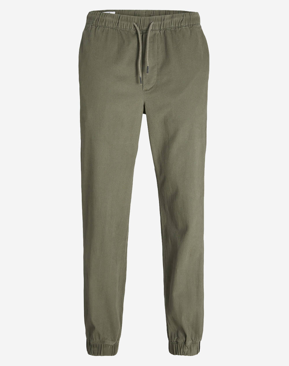 Jack&Jones Jpstgordon Jjdave Jogger Men Clothes Trousers Chinos Khaki Cotton,Elastic 12224518 Dusty Olive Male Chinos Khaki