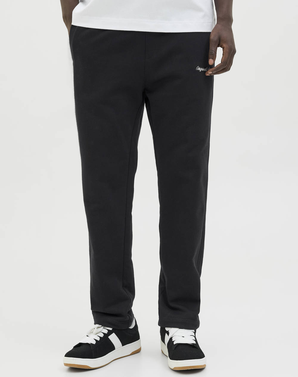 Jack&Jones Jpstkane Norrebro Sweat Pants Noos Ανδρας Ρουχα Παντελονια Παντελονια Φορμας Black Συνθετικο 12282553 Black - Koolfly