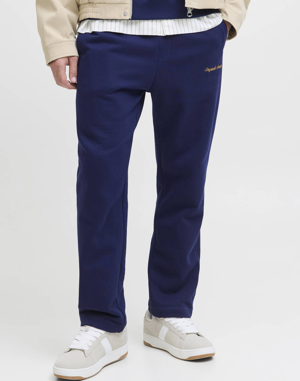 Jack&Jones Jpstkane Norrebro Sweat Pants Noos Ανδρας Ρουχα Παντελονια Παντελονια Φορμας Darkblue Συνθετικο 12282553 Ocean Cavern