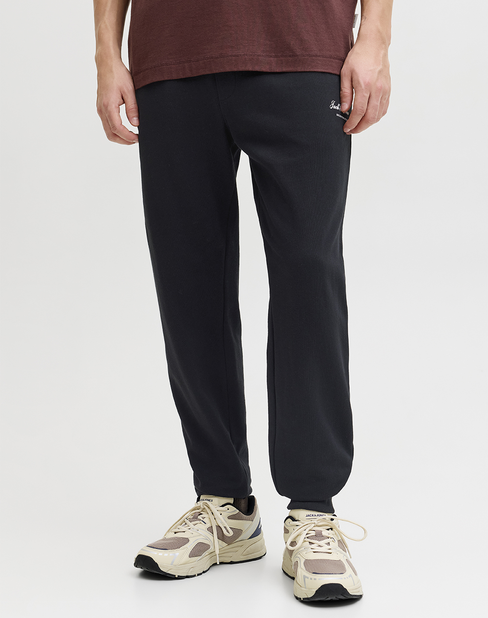 Jack&Jones Jpstgordon Archive Sweat Pants Noos Ανδρας Ρουχα Παντελονια Παντελονια Φορμας Black Βαμβακισυνθετικο 12288641 Black