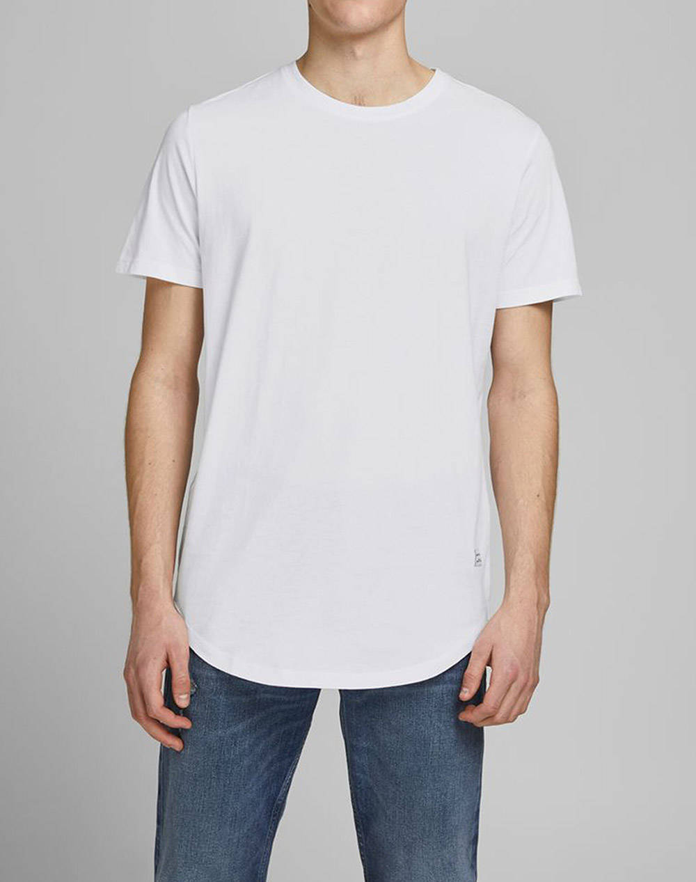 Jack&Jones Μπλουζα Jjenoa Tee Ss Crew Neck Noos Ανδρας Ρουχα Μπλουζες T Shirt White Βαμβακι 12113648 White - Koolfly