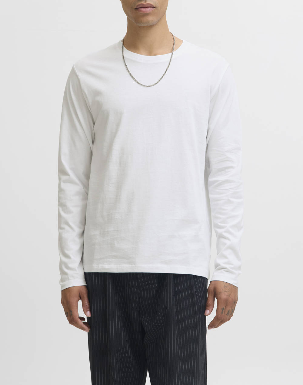 Men Clothes T Shirts & Sweatshirts T Shirts White Cotton 12279538 White Male T-Shirts