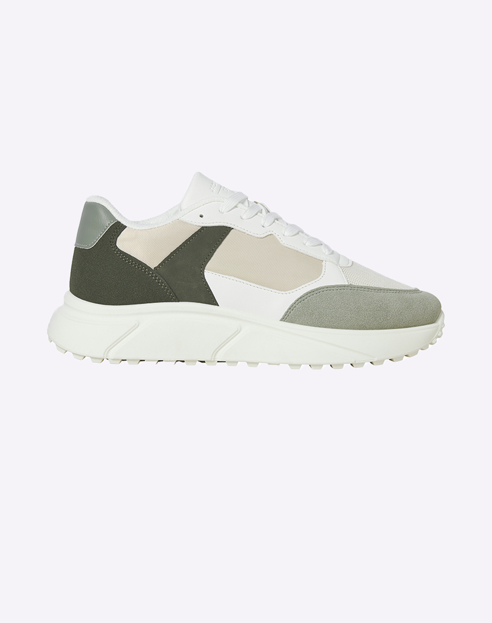 Jack&Jones Jfwaspire Pu Runner Noos Ανδρας Αθλητικα Παπουτσια Παπουτσια Mixed Απομιμηση Δερματος 12275134 Whiteseagrassbronzegreen - Koolfly