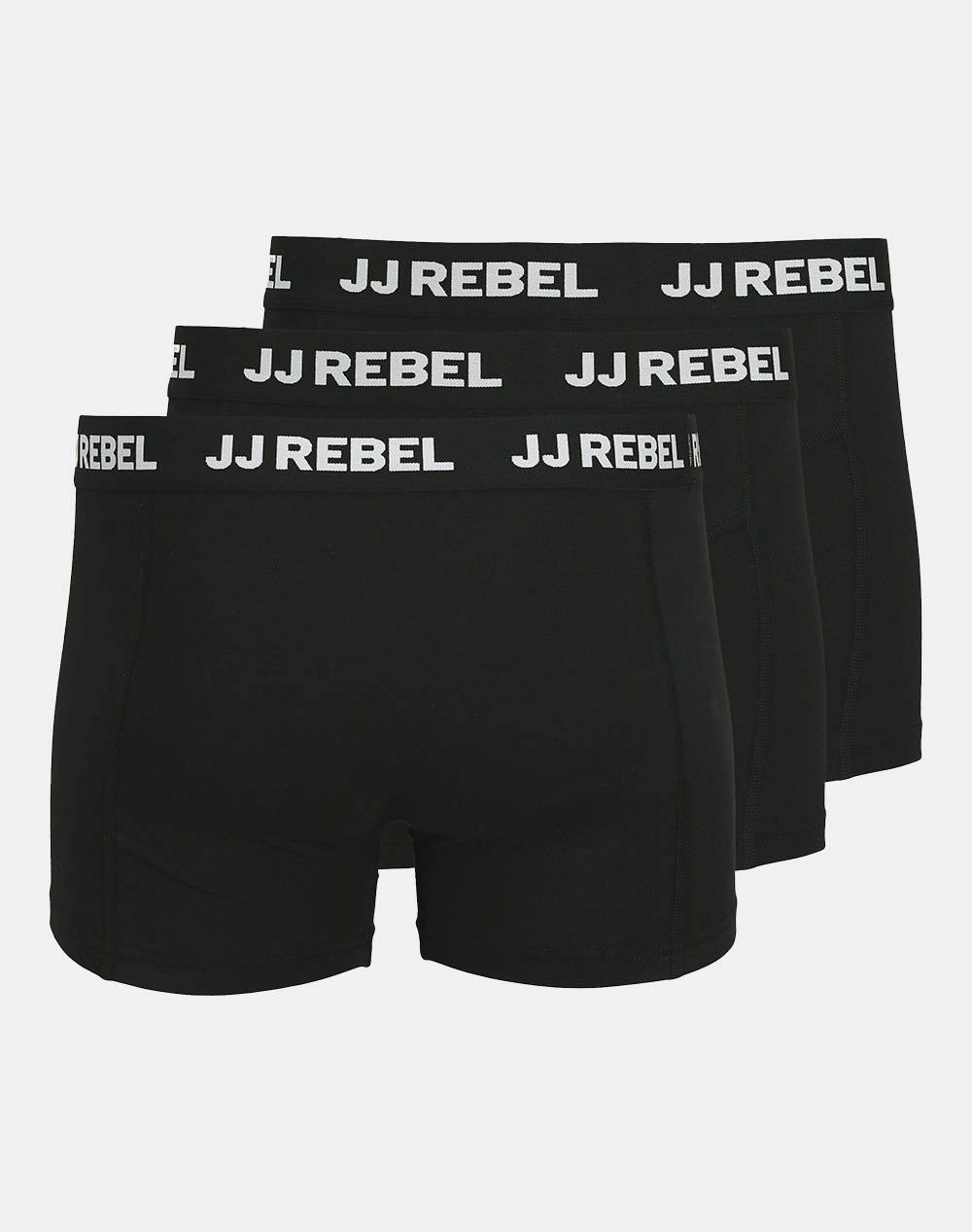 Jj Rebel Jrebrebel Logo Trunks 3 Pack Noos Ανδρας Εσωρουχα Σλιπ Μποξερ Black Βαμβακι,Με Ελασταν 12272622 Black - Koolfly