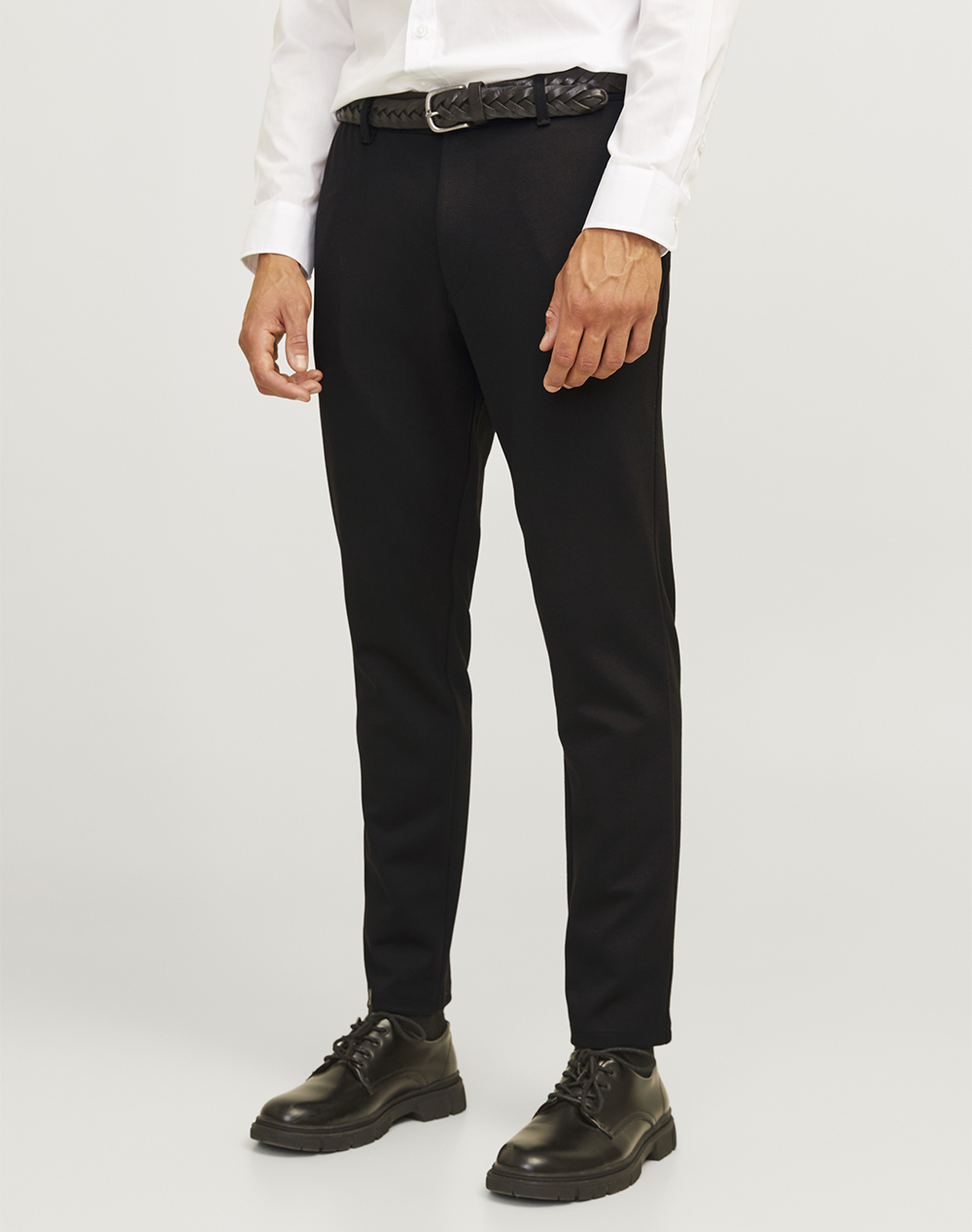 Jj Rebel Jrebmichael Slim Prep Noos Ανδρας Ρουχα Παντελονια Chinos Black Βισκοζμε Ελαστανσυνθετικο 12262657 Black