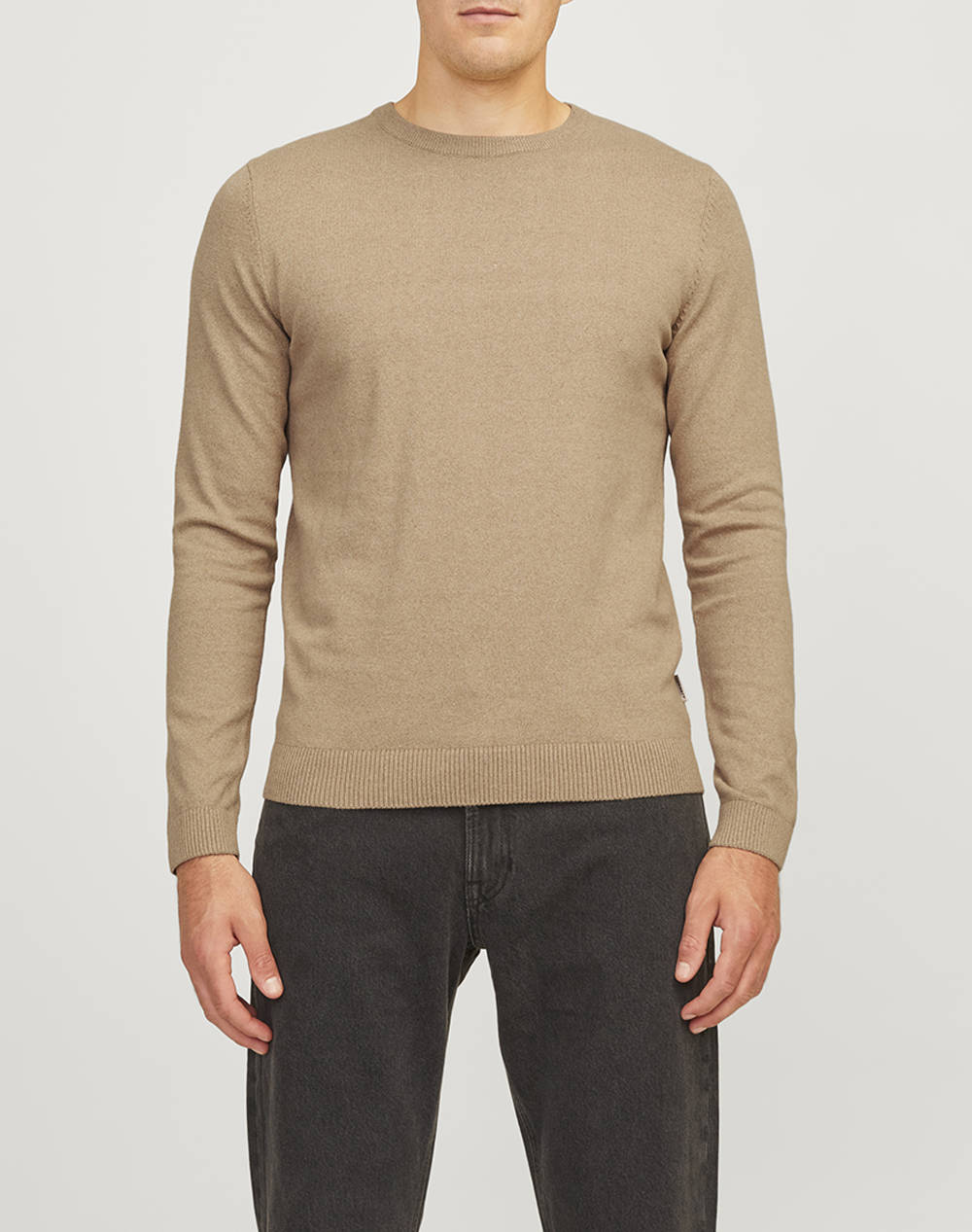 Jj Rebel Jrebcallum Knit Crew Neck Noos Ανδρας Ρουχα Μπλουζες Πλεκτα Biege Βαμβακι,Συνθετικο 12263734 Crockery - Koolfly