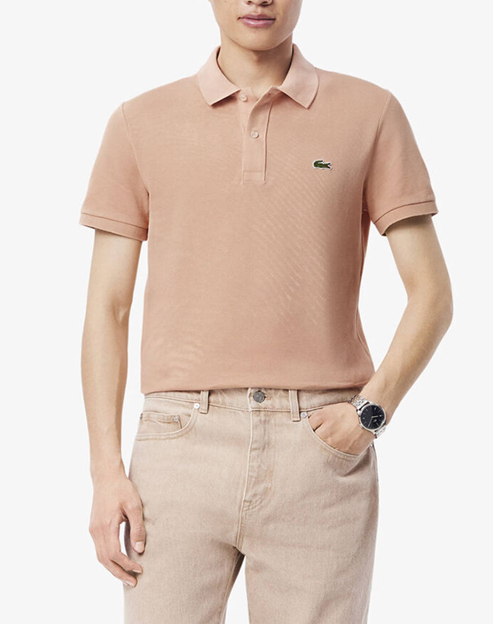 Lacoste Μπλουζα Κμ Polo Ss Ανδρας Ρουχα Μπλουζες Polo Biege Βαμβακι 3Ph4012 Zih - Koolfly