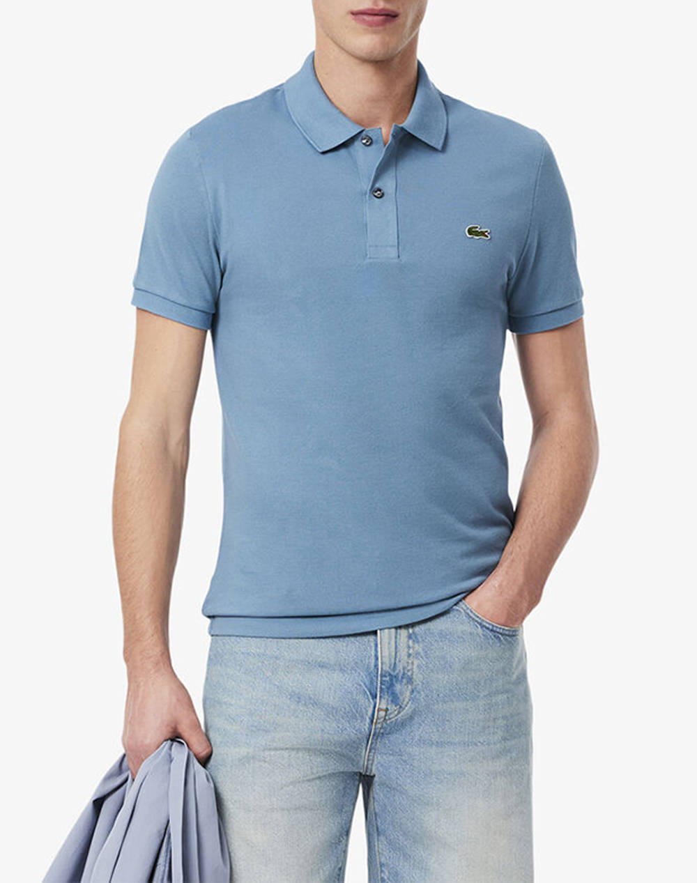 Lacoste Polo T Shirt Men Clothes T Shirts & Sweatshirts Polo Cyan Cotton 3Ph4012 Hd9 Male Polo