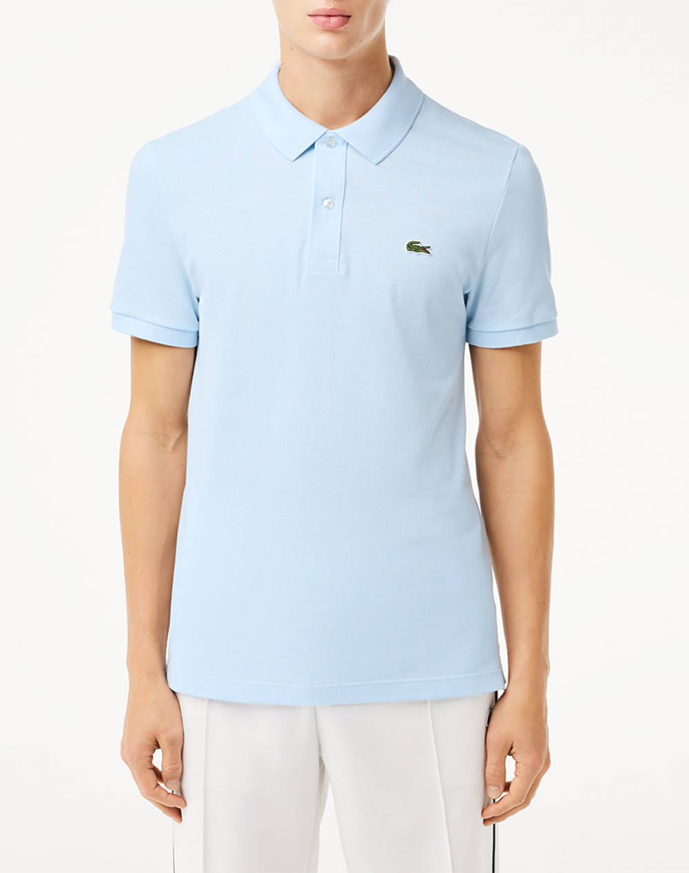 Lacoste Μπλουζα Κμ Polo Ss Ανδρας Ρουχα Μπλουζες Polo Lightblue Βαμβακι 3Ph4012 T01 - Koolfly